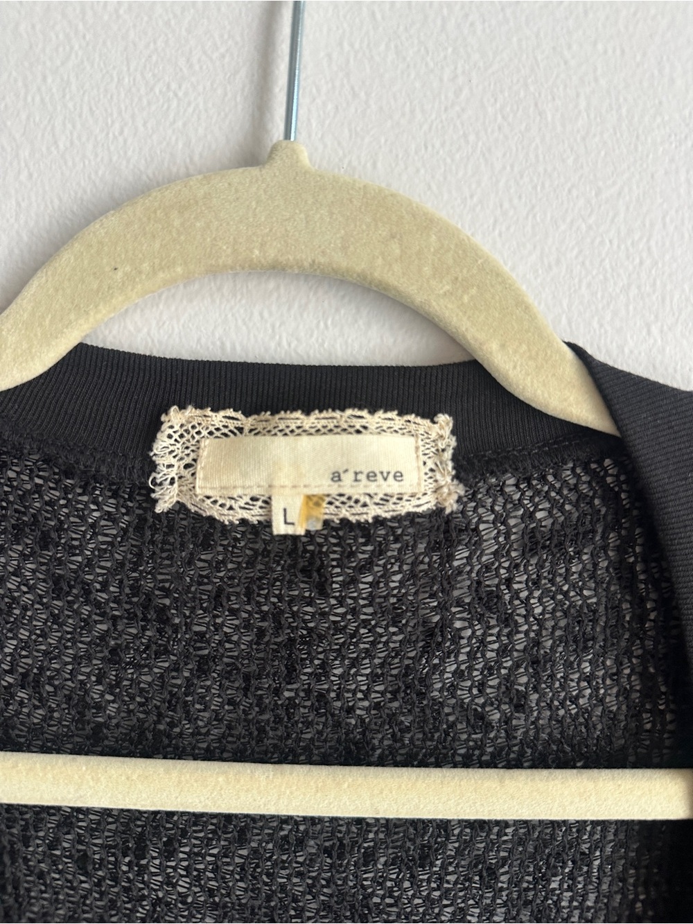 Black Ruffled Zip-Front Cardigan Jacket - Picture 3 of 4
